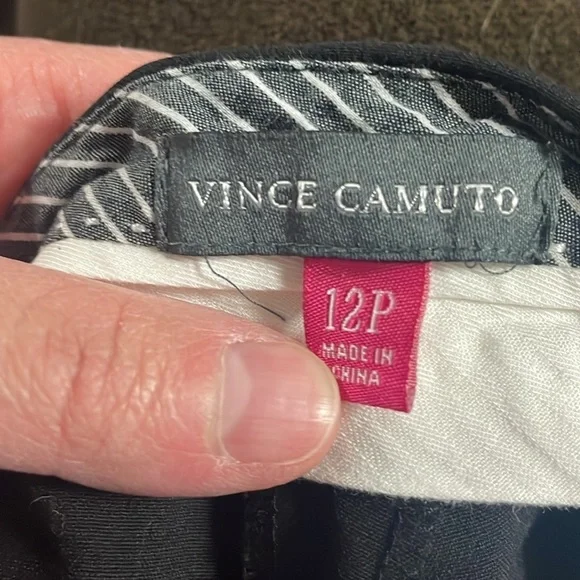 size 12p Vince Camuto black dress pants - Picture 6 of 7